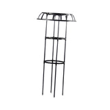 Maxbell Garden Trellis Tools Black Plant Support Trellis for Vines Cucumbers Flowers 105x50cm