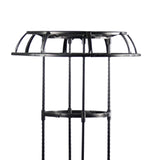 Maxbell Garden Trellis Tools Black Plant Support Trellis for Vines Cucumbers Flowers 105x50cm