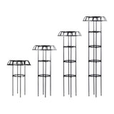 Maxbell Garden Trellis Tools Black Plant Support Trellis for Vines Cucumbers Flowers 105x50cm