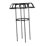 Maxbell Garden Trellis Tools Black Plant Support Trellis for Vines Cucumbers Flowers 75x50cm