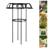 Maxbell Garden Trellis Tools Black Plant Support Trellis for Vines Cucumbers Flowers 75x50cm
