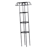 Maxbell Garden Trellis Tools Black Plant Support Trellis for Vines Cucumbers Flowers 135x50cm