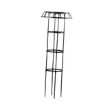Maxbell Garden Trellis Tools Black Plant Support Trellis for Vines Cucumbers Flowers 135x50cm