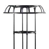 Maxbell Garden Trellis Tools Black Plant Support Trellis for Vines Cucumbers Flowers 135x50cm