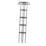 Maxbell Garden Trellis Tools Black Plant Support Trellis for Vines Cucumbers Flowers 165x50cm