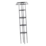 Maxbell Garden Trellis Tools Black Plant Support Trellis for Vines Cucumbers Flowers 165x50cm