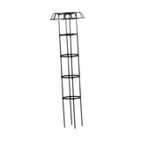 Maxbell Garden Trellis Tools Black Plant Support Trellis for Vines Cucumbers Flowers 165x50cm
