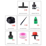 Maxbell Greenhouse Drip Irrigation Kit for Agriculture Potted Plants Courtyard 10m