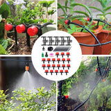 Maxbell Greenhouse Drip Irrigation Kit for Agriculture Potted Plants Courtyard 15m