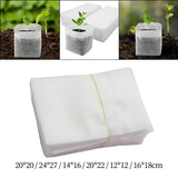 Maxbell 100 Pieces Plant Nursery Bags Seedling Pots Container for Outdoor Plant Grow 20cmx20cm