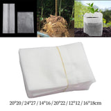 Maxbell 100 Pieces Plant Nursery Bags Seedling Pots Container for Outdoor Plant Grow 20cmx20cm