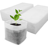Maxbell 100 Pieces Plant Nursery Bags Seedling Pots Container for Outdoor Plant Grow 16cmx18cm