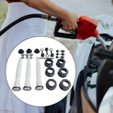 Maxbell Gas Can Spout Replacement with Drill White Flexible Flexible Pour Nozzle 3 Set