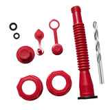 Maxbell Gas Can Spout Replacement 5L 6.30inch to 11.81inch Adjustable Gas Can Nozzle 1 Set
