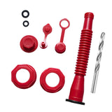 Maxbell Gas Can Spout Replacement 5L 6.30inch to 11.81inch Adjustable Gas Can Nozzle 1 Set