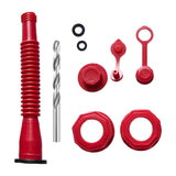 Maxbell Gas Can Spout Replacement 5L 6.30inch to 11.81inch Adjustable Gas Can Nozzle 1 Set