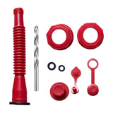 Maxbell Gas Can Spout Replacement 5L 6.30inch to 11.81inch Adjustable Gas Can Nozzle 1 Set
