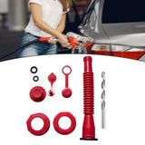 Maxbell Gas Can Spout Replacement 5L 6.30inch to 11.81inch Adjustable Gas Can Nozzle 1 Set