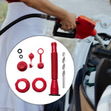 Maxbell Gas Can Spout Replacement 5L 6.30inch to 11.81inch Adjustable Gas Can Nozzle 1 Set