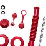 Maxbell Gas Can Spout Replacement 5L 6.30inch to 11.81inch Adjustable Gas Can Nozzle 1 Set