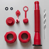 Maxbell Gas Can Spout Replacement 5L 6.30inch to 11.81inch Adjustable Gas Can Nozzle 1 Set