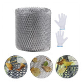 Maxbell Gutter Guard with Fixed Hooks Gutter Protector Screen for Park Home Supplies 15cmx600cm