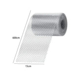 Maxbell Gutter Guard with Fixed Hooks Gutter Protector Screen for Park Home Supplies 15cmx600cm