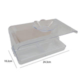 Maxbell Clear Window Bird Feeder Transparent Birdhouse for Yard Outdoor Garden Decor