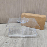 Maxbell Clear Window Bird Feeder Transparent Birdhouse for Yard Outdoor Garden Decor