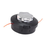 Maxbell Trimmer Head Weeder Head for Mowing Thinning Easily Install with Double Line Aluminum Head