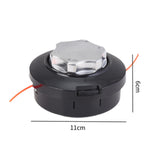 Maxbell Trimmer Head Weeder Head for Mowing Thinning Easily Install with Double Line Aluminum Head