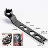 Maxbell 2xSpecial Wrench for Four Claw Angle Grinder Save Time Effort Portable Spanner 6 in 1
