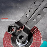 Maxbell 2xSpecial Wrench for Four Claw Angle Grinder Save Time Effort Portable Spanner 6 in 1