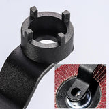 Maxbell 2xSpecial Wrench for Four Claw Angle Grinder Save Time Effort Portable Spanner 6 in 1