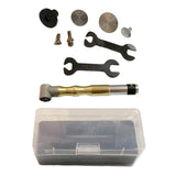 Maxbell 90 Degree Handpiece Kit 90 Degree Elbow Grinder for Sewing Cutting Engraving Gold 3.175mm Chuck