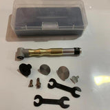 Maxbell 90 Degree Handpiece Kit 90 Degree Elbow Grinder for Sewing Cutting Engraving Gold 3.175mm Chuck