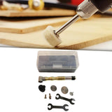 Maxbell 90 Degree Handpiece Kit 90 Degree Elbow Grinder for Sewing Cutting Engraving Gold 3.175mm Chuck