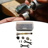Maxbell 90 Degree Handpiece Kit 90 Degree Elbow Grinder for Sewing Cutting Engraving Gold 3.175mm Chuck