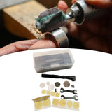 Maxbell 90 Degree Handpiece Kit 90 Degree Elbow Grinder for Sewing Polishing Cutting 2.35mm Chuck