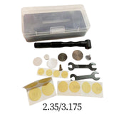 Maxbell 90 Degree Handpiece Kit 90 Degree Elbow Grinder for Sewing Polishing Cutting 2.35mm Chuck
