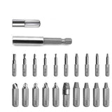 Maxbell 22Pcs Damaged Screw Extractor Set with Storage Case for Broken Screws Sturdy