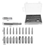 Maxbell 22Pcs Damaged Screw Extractor Set with Storage Case for Broken Screws Sturdy