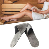 Maxbell Cloth Slippers Comfortable Soft Lightweight Sauna Slippers for Women Men Home Gray