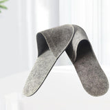 Maxbell Cloth Slippers Comfortable Soft Lightweight Sauna Slippers for Women Men Home Gray