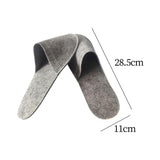 Maxbell Cloth Slippers Comfortable Soft Lightweight Sauna Slippers for Women Men Home Gray