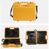 Maxbell Surveying Instrument Box Sturdy Storage Case for Theodolite Level Instrument yellow