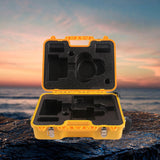 Maxbell Surveying Instrument Box Sturdy Storage Case for Theodolite Level Instrument yellow