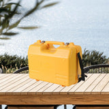 Maxbell Surveying Instrument Box Sturdy Storage Case for Theodolite Level Instrument yellow