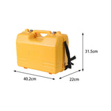 Maxbell Surveying Instrument Box Sturdy Storage Case for Theodolite Level Instrument yellow