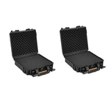 Maxbell Hard Case Storage Optimal Tool Test Instruments Protective Portable Tool Box 29.5cmx26.5cmx9.5cm